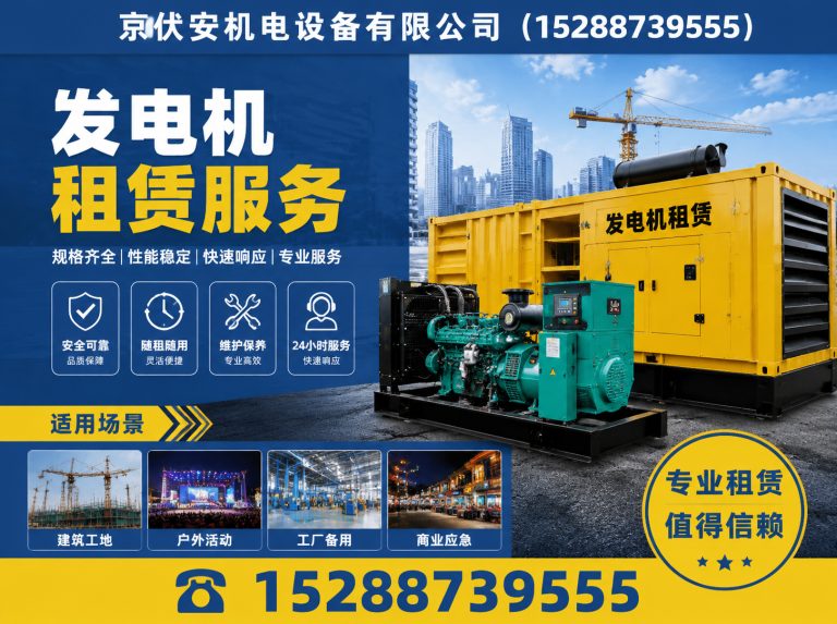 许昌发电车租赁展示图